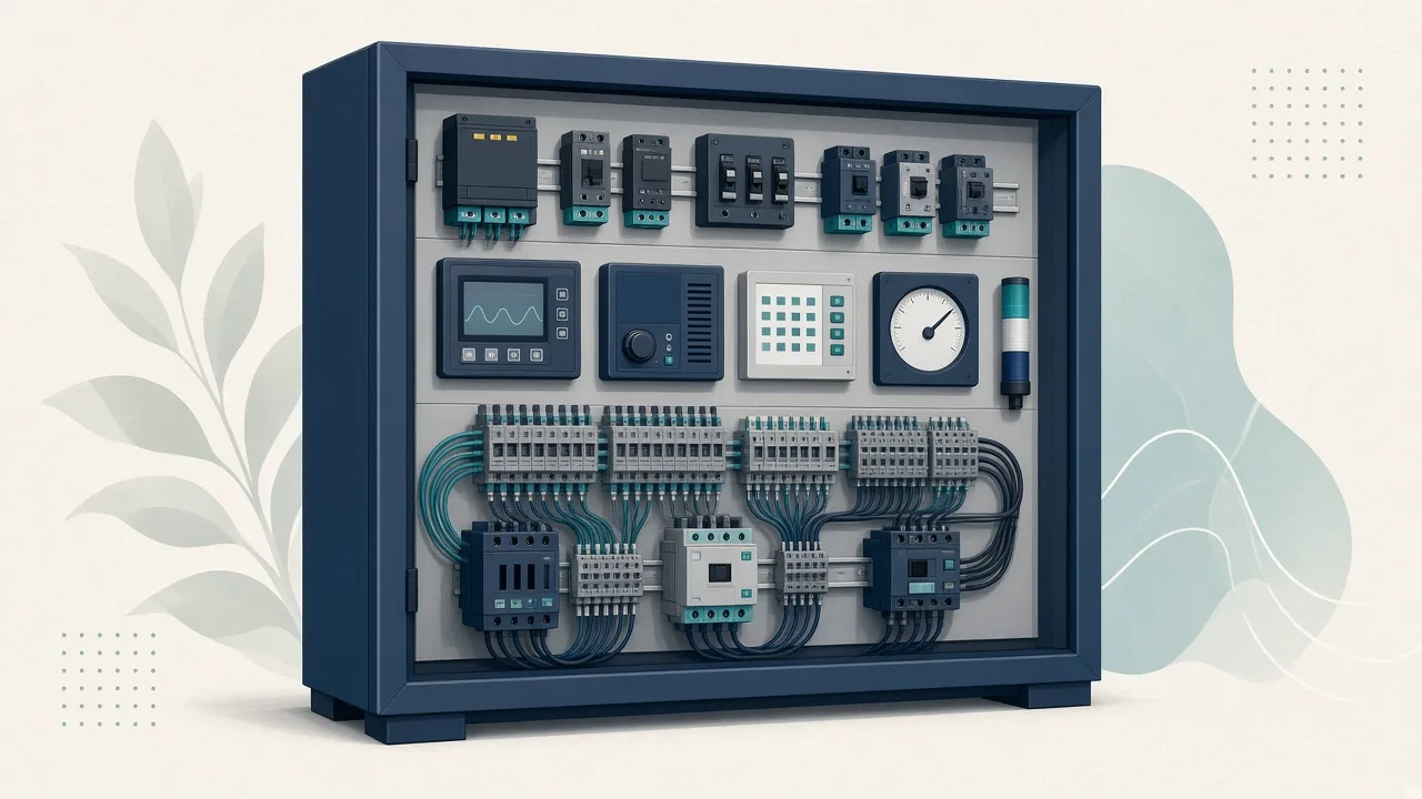 Industrial control panel assembly under electrical safety and conformity review